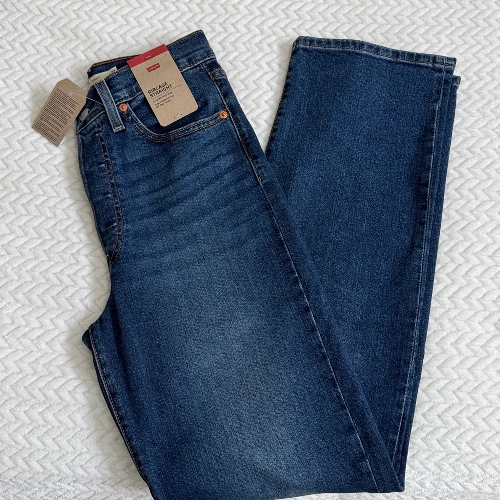 Levi's Ribcage Straight- Button Fly -Full Length - Picture 11 of 14